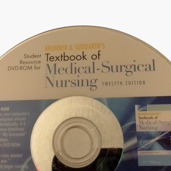 Brunner Suddarth Textbook Of Medical Surgical Nursing DVD Student Resource - Picture 2 of 5